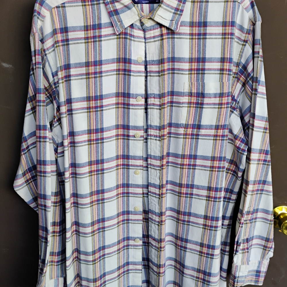 Men's Multicolor Plaid Shirt